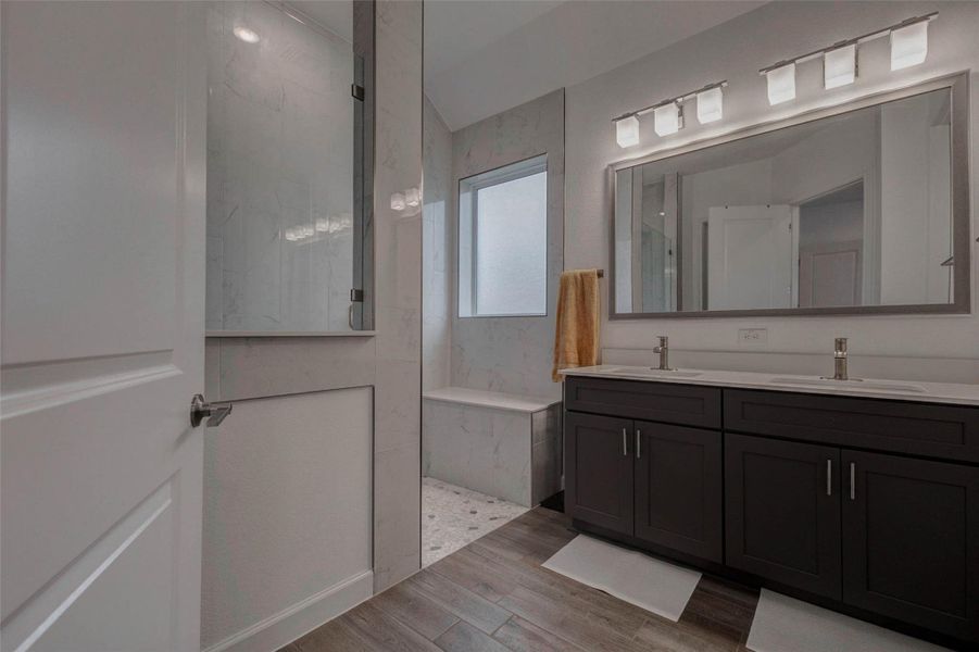 Furnished interior view inside a new home in Katy Court, Katy (Image 25).