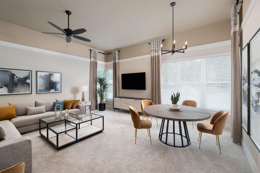 Furnished interior view inside a new home in , Ocala (Image 12).