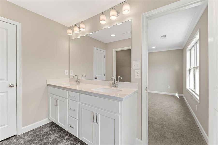 Furnished interior view inside a new home in River Walk Place, Lawrenceville (Image 8).