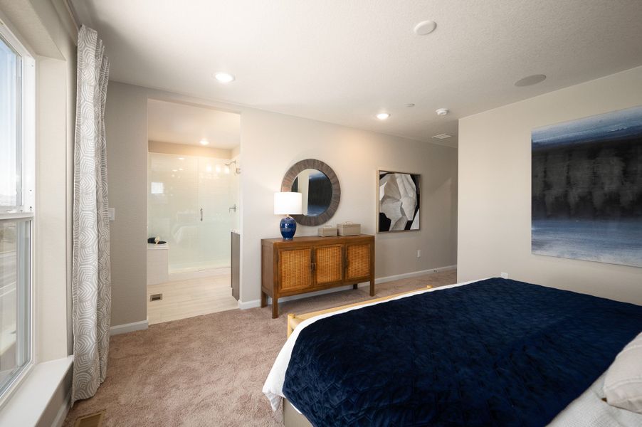 Furnished interior view inside a new home in The Vistas at West Mesa, Colorado Springs (Image 14).