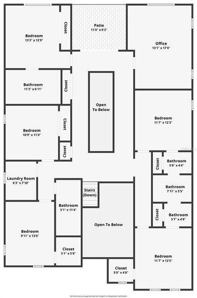 2D floor plan layout of this home in , Apollo Beach, FL (Image 3).