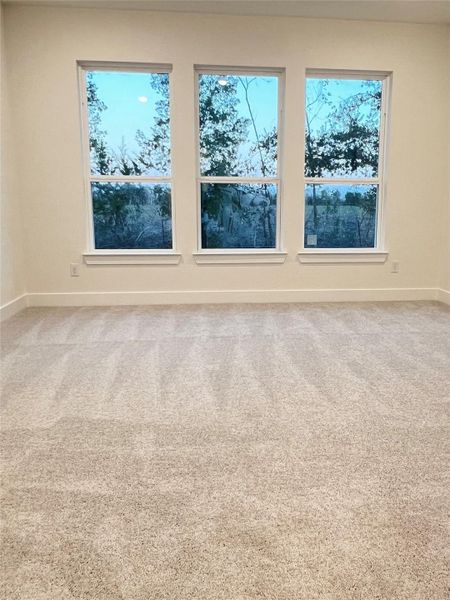 Tons of natural light in the master bedroom