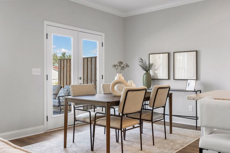 Furnished interior in a model home at The Abaco in Cleveland (Image 30).