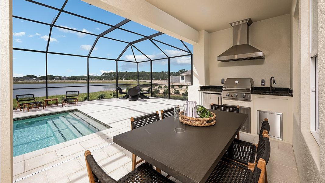 Representative furnished interior of a home built from the Bimini by Taylor Morrison in Ardisia Park, New Smyrna Beach (Image 25).