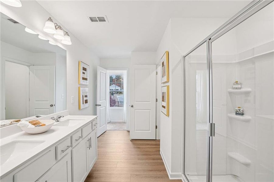 Furnished interior view inside a new home in Leydenview, Mableton (Image 19).