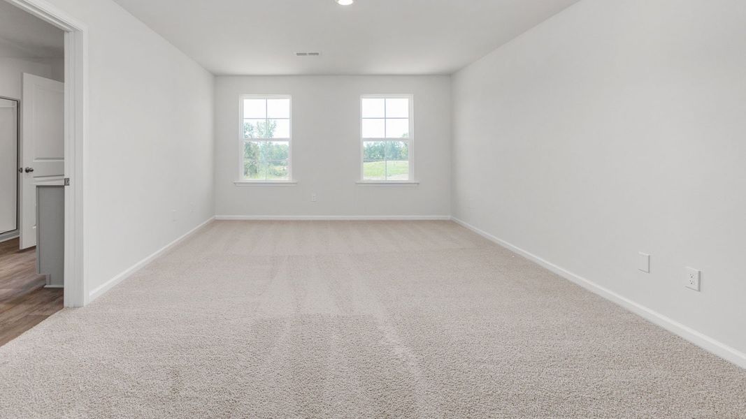 Representative unfurnished interior of a home built from the Hayden by D.R. Horton in Country Creek, Lexington (Image 23).