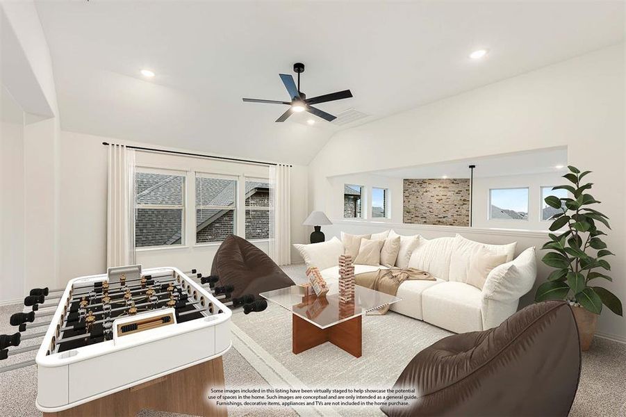 Furnished interior view inside a new home in West Crossing, Anna (Image 11). Furnished interior view inside a new home in West Crossing, Anna (Image 11).