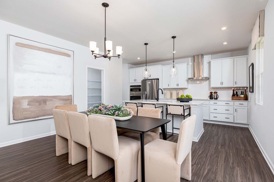 Dining Area and Kitchen