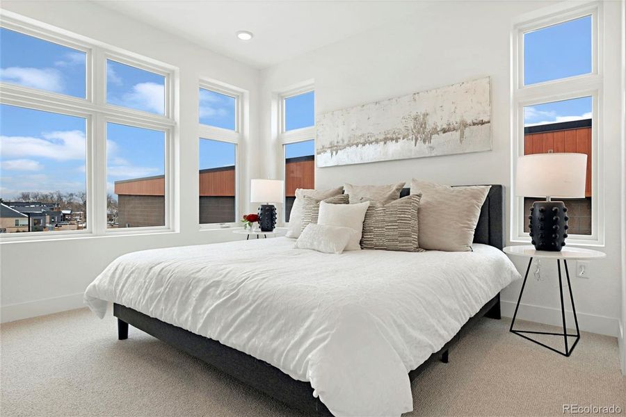 Furnished interior view inside a new home in , Denver (Image 24).