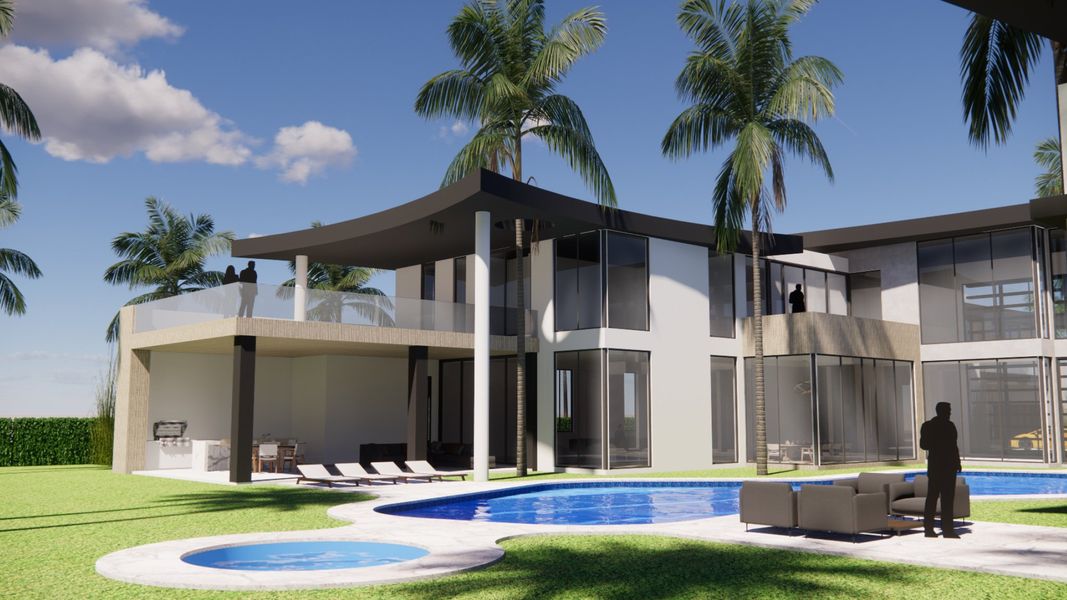 Representative exterior details of a home built from the Carnoustie by Centaur Holdings in Panther National, Palm Beach Gardens (Image 4). Representative exterior details of a home built from the Carnoustie by Centaur Holdings in Panther National, Palm Beach Gardens (Image 4).