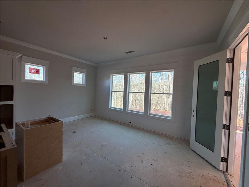 In-progress construction of a new home in , Pendergrass, GA (Image 38).