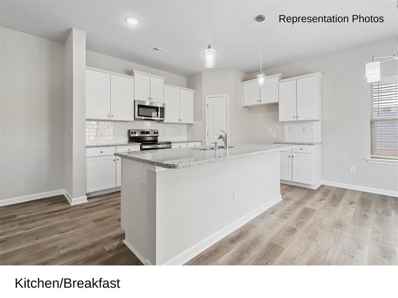 Furnished interior view inside a new home in McGee Place, Charlotte (Image 11).