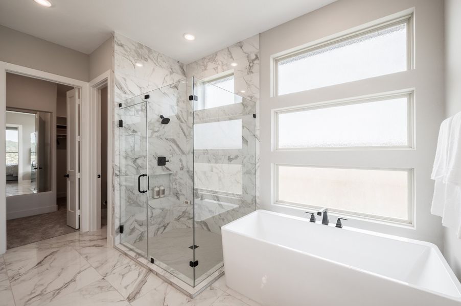 Furnished interior view inside a new home in The Orchard At Pecan Ridge, Fulshear (Image 17).