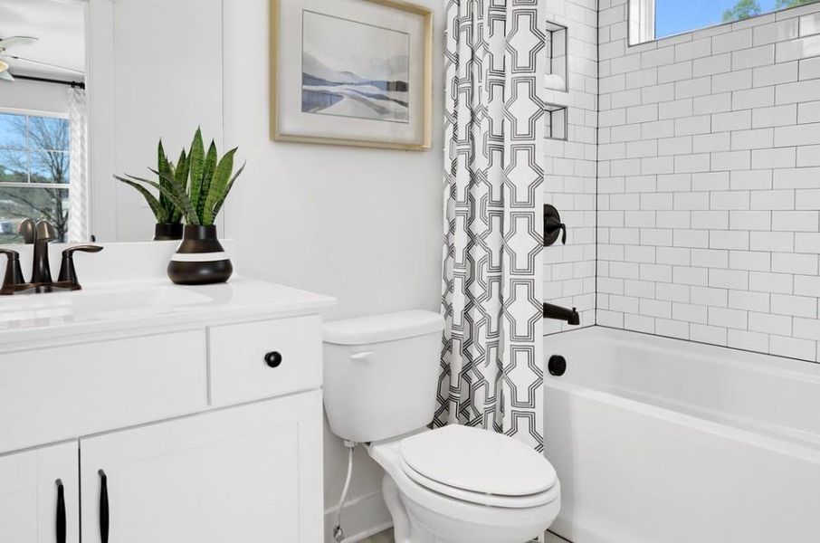 Furnished interior view inside a new home in , Pendergrass (Image 12).