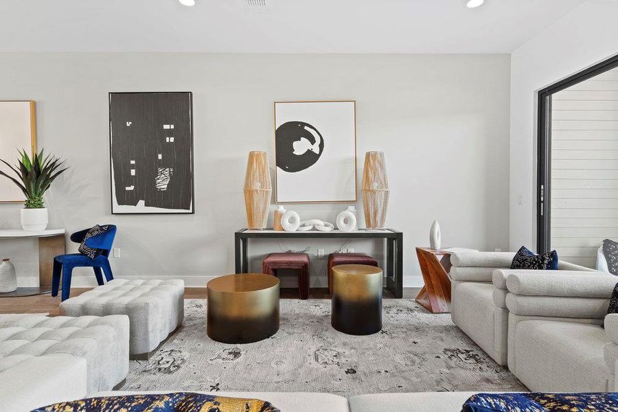 Furnished interior view inside a new home in , Austin (Image 24).