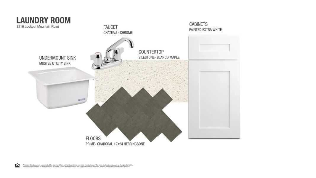Lauren II F Laundry room selection sheet Lauren II F Laundry room selection sheet