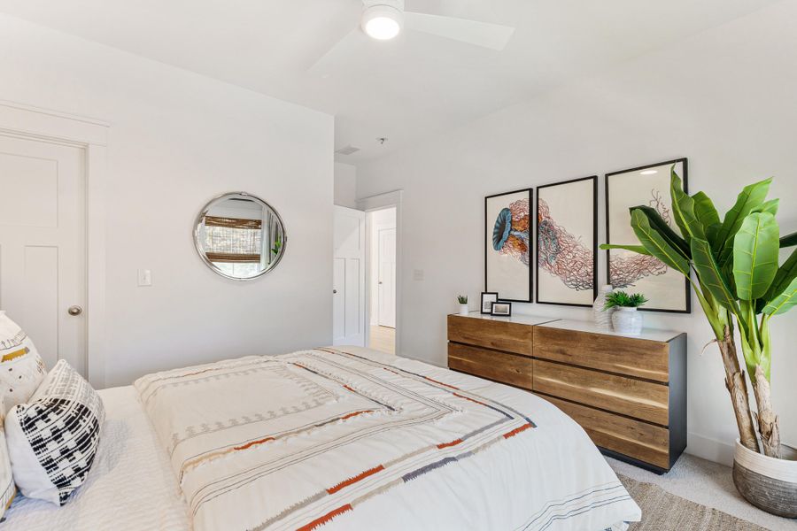 Furnished interior view inside a new home in Central Park, James Island (Image 18).