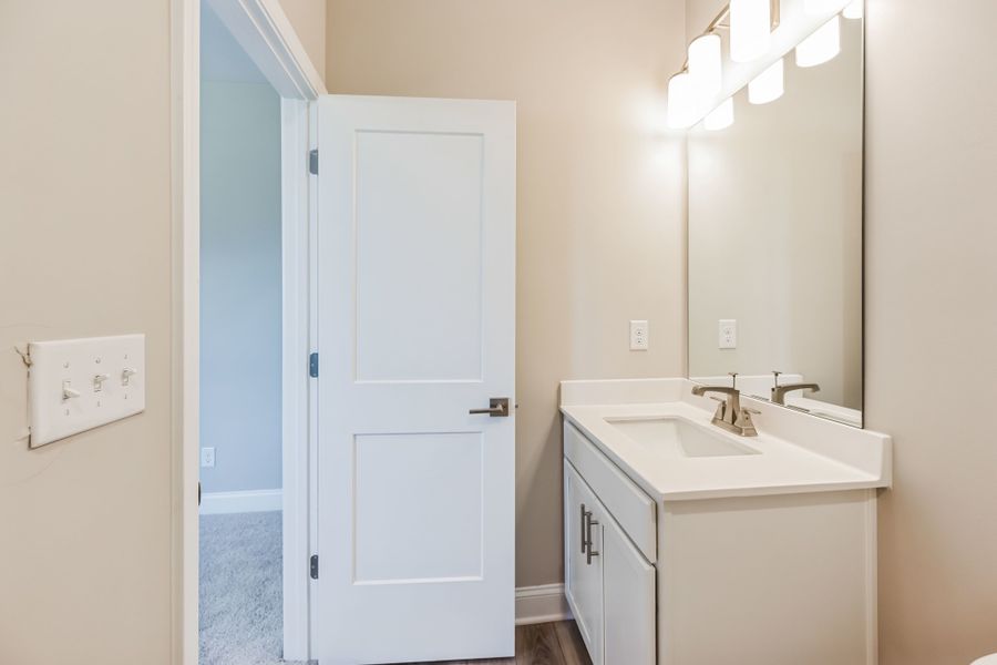 Representative furnished interior of a home built from the The Madison by UnionMain Homes in Pickens Bluff, Hiram (Image 7). Representative furnished interior of a home built from the The Madison by UnionMain Homes in Pickens Bluff, Hiram (Image 7).