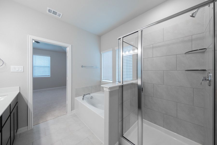 Furnished interior view inside a new home in The Villages of Hurricane Creek, Anna (Image 10).