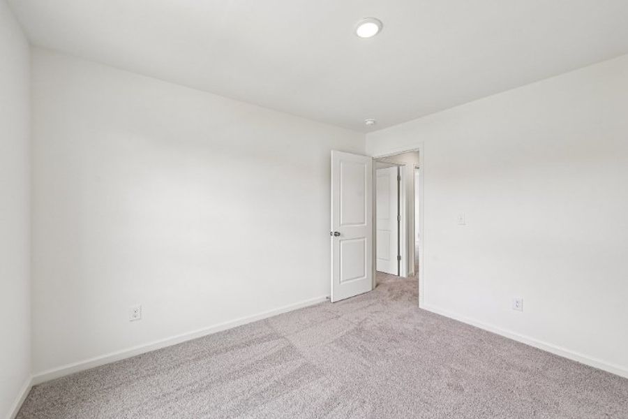 A room with white walls. A room with white walls.
