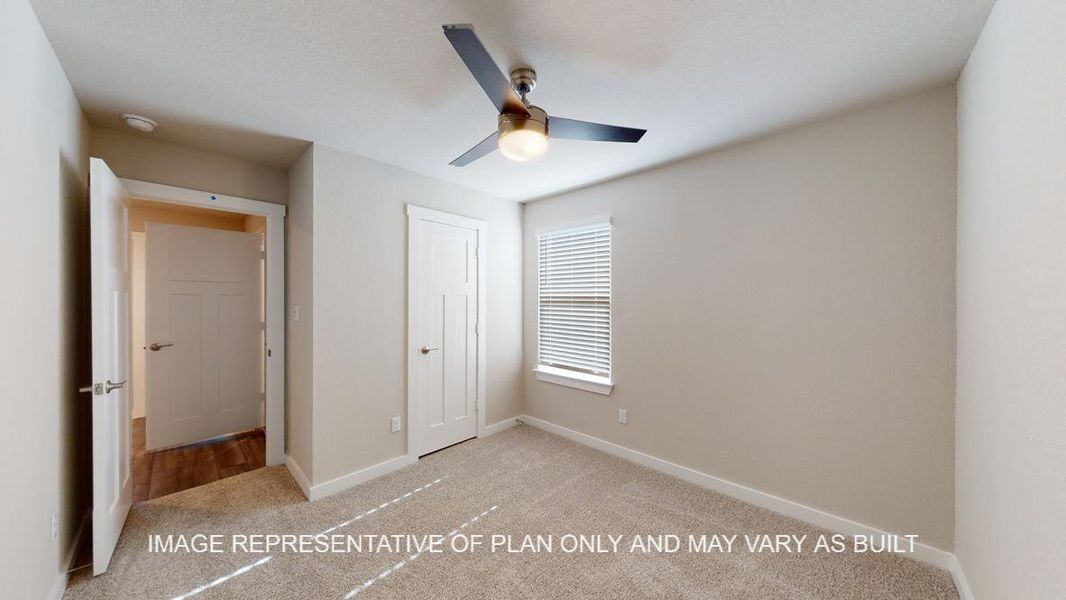 Representative unfurnished interior of a home built from the Caden by D.R. Horton in Yowell Ranch, Killeen (Image 24).
