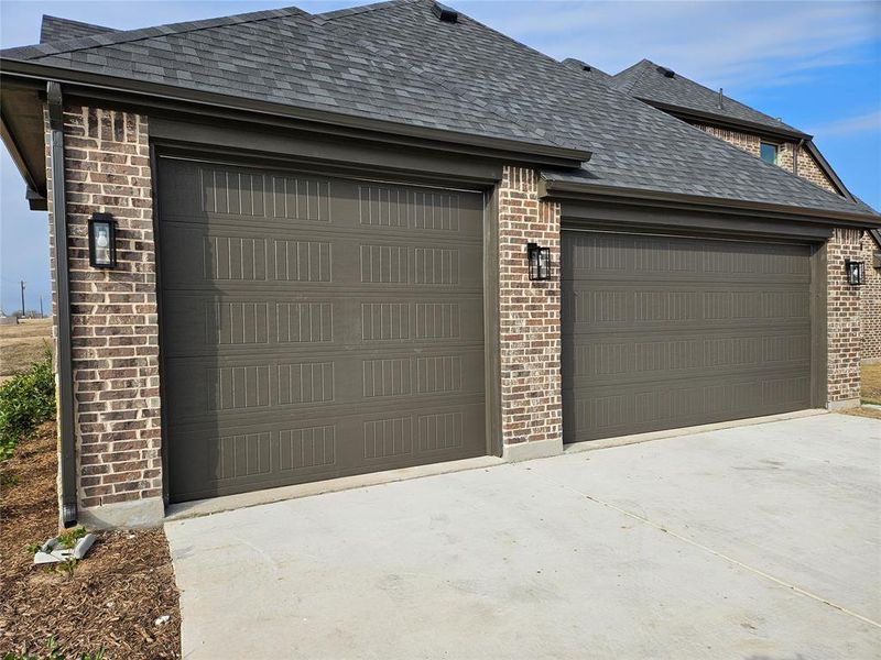 Exterior details and patio area of a home in Corner Stone Ranch, Howe (Image 4).