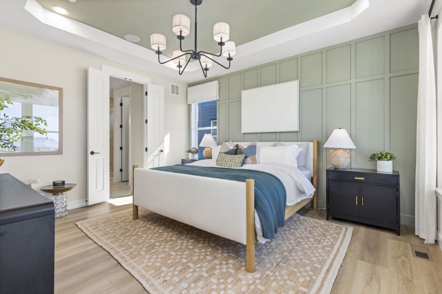 Plan C411 Main Bedroom Representative Photo