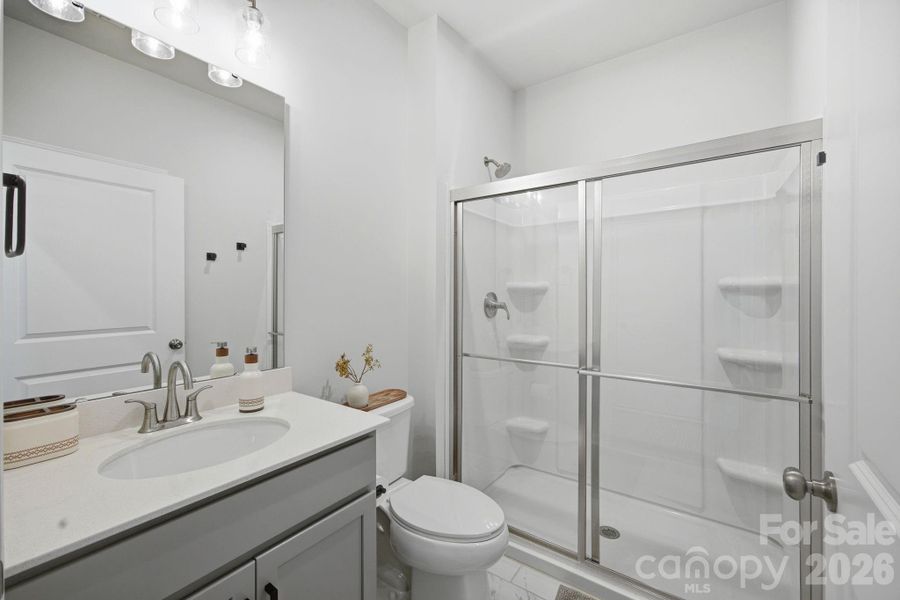 Full bath on main floor