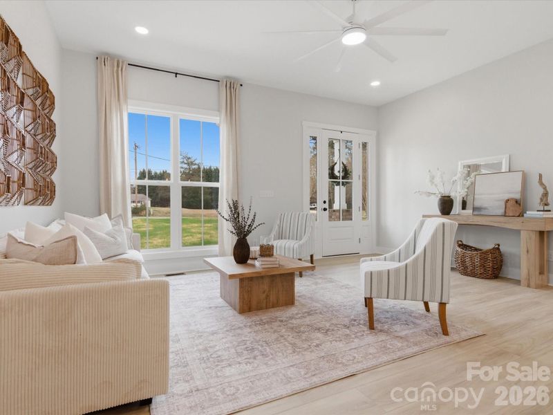 Furnished interior view inside a new home in , Bessemer City (Image 8).
