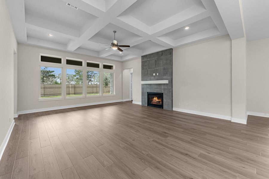 Spacious, unfurnished interior of a new home in Bridgeland, Cypress (Image 20).