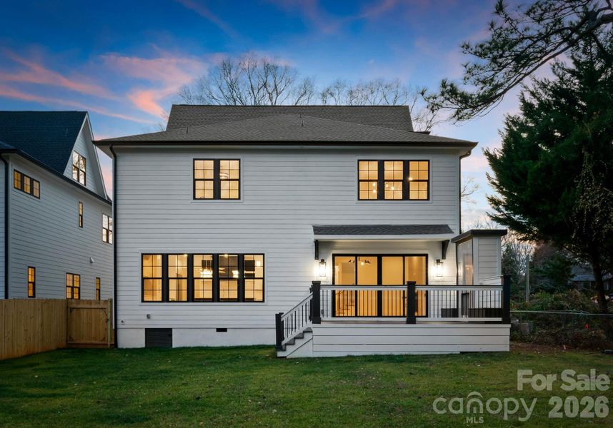 Exterior details and patio area of a home in , Charlotte (Image 3).
