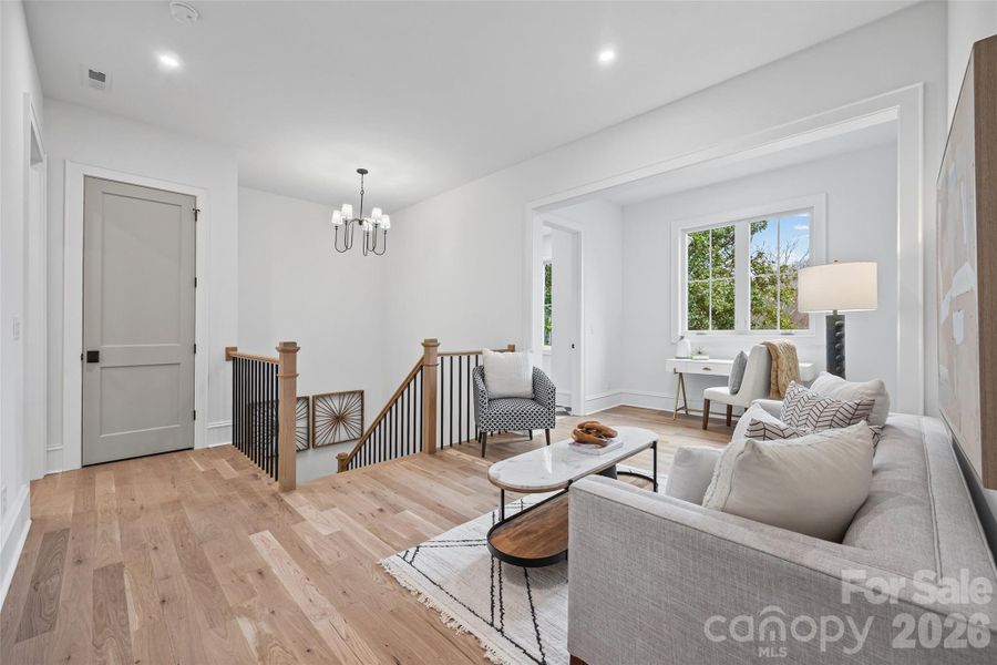 Furnished interior view inside a new home in , Charlotte (Image 30).