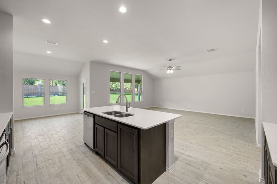 Front exterior of a new home in Stone Eagle, Azle, TX, highlighting curb appeal (Image 23). Front exterior of a new home in Stone Eagle, Azle, TX, highlighting curb appeal (Image 23).