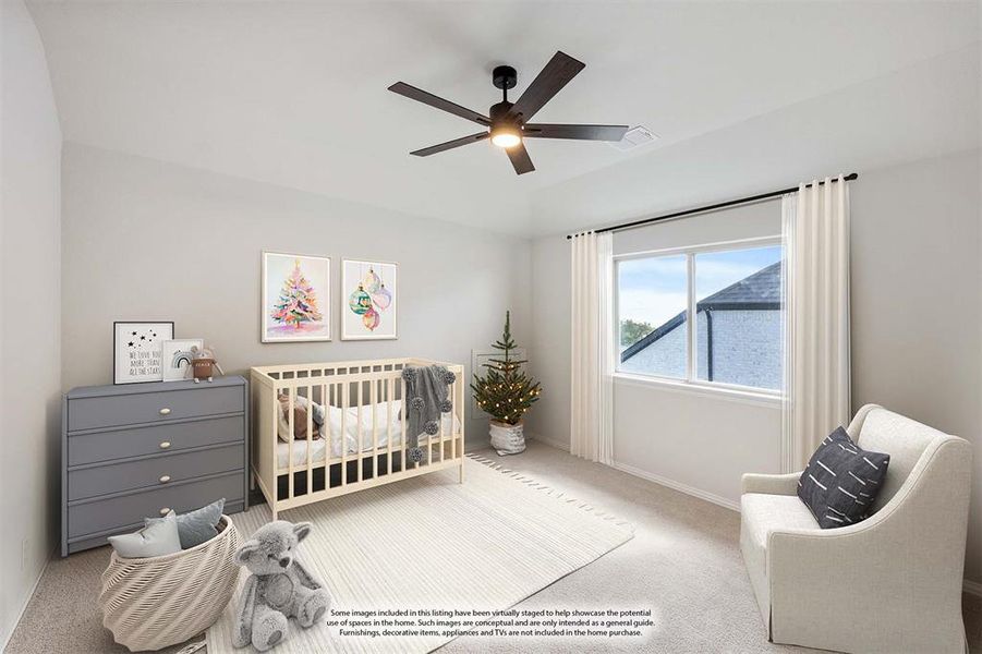 Furnished interior view inside a new home in Mockingbird Hills 60-65, Joshua (Image 8).