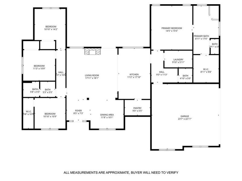 2D floor plan layout of this home in , Lorena, TX (Image 5).