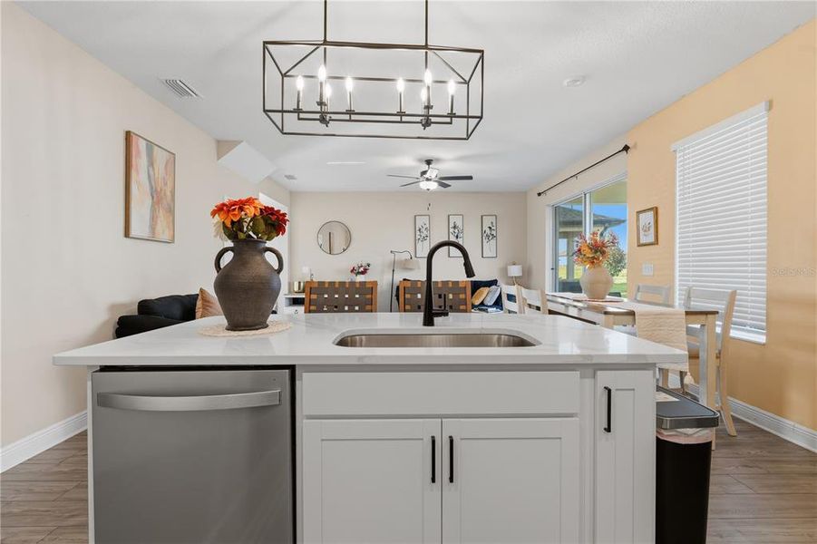 Furnished interior view inside a new home in Reunion Village, Kissimmee (Image 12).