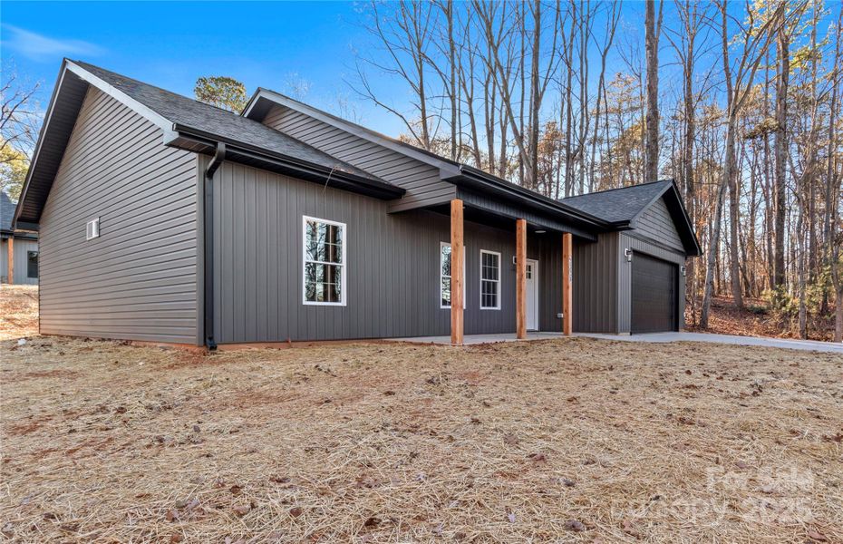 Exterior details and patio area of a home in , Winston-Salem (Image 19).