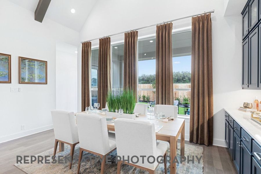 Furnished interior view inside a new home in Elyson, Katy (Image 17).