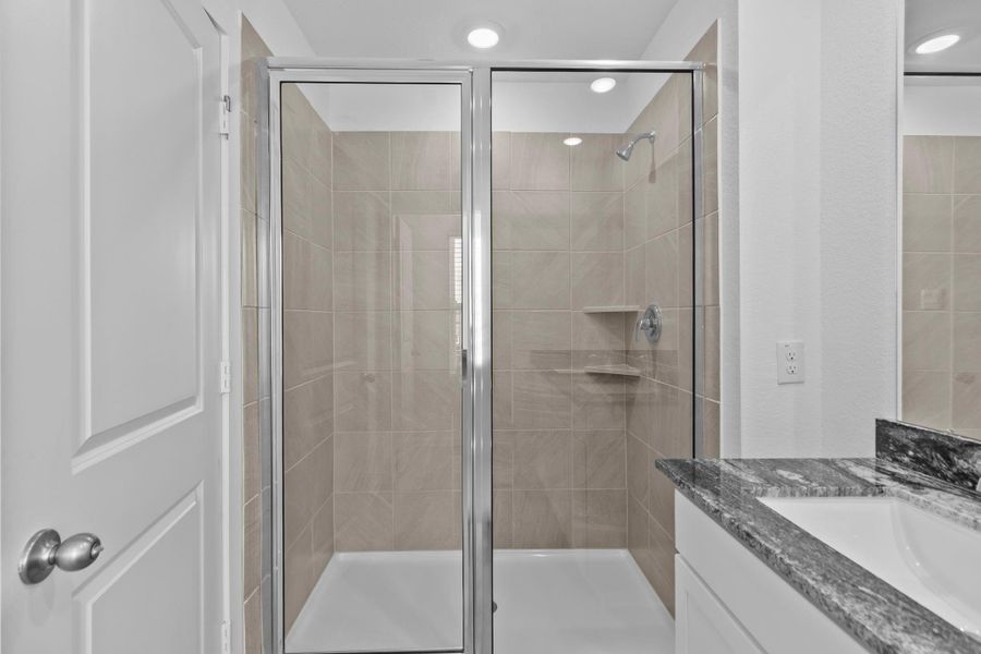 Furnished interior view inside a new home in , Houston (Image 9).