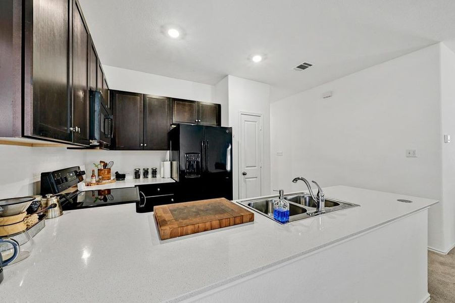 Furnished interior view inside a new home in Thunder Rock: Classic Collection, Marble Falls (Image 6). Furnished interior view inside a new home in Thunder Rock: Classic Collection, Marble Falls (Image 6).