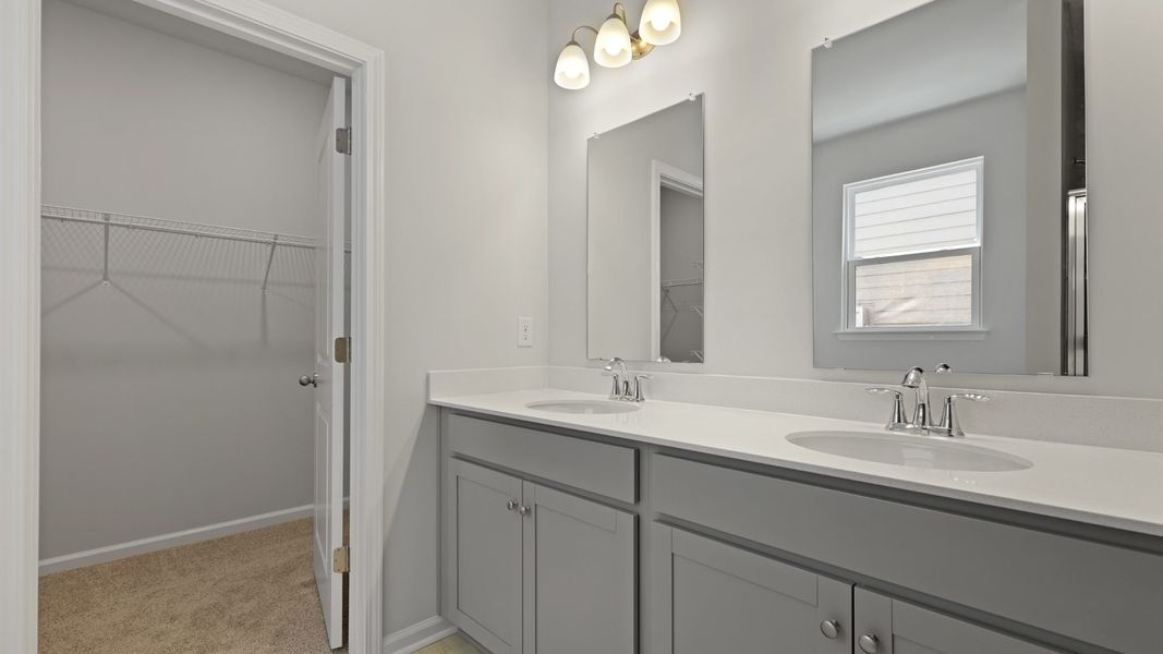 Representative furnished interior of a home built from the BELFORT by D.R. Horton in Founders Corner, Summerville (Image 11).