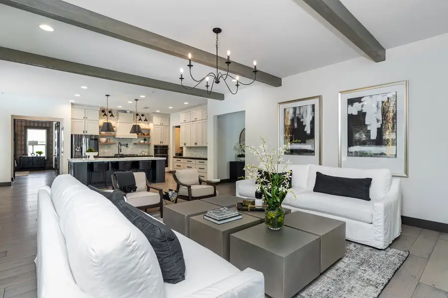 Representative furnished interior of a home built from the Harper - Hidden Creek by MasterCraft Builder Group in SilverLeaf, St. Augustine (Image 5).