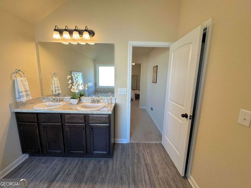 Furnished interior view inside a new home in Laney Place, Rex (Image 9).