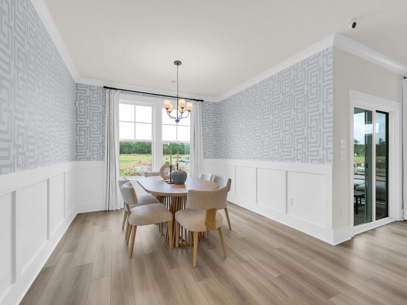 Representative furnished interior of a home built from the Courtland II by Great Southern Homes in Westwood Reserve, Conway (Image 34).