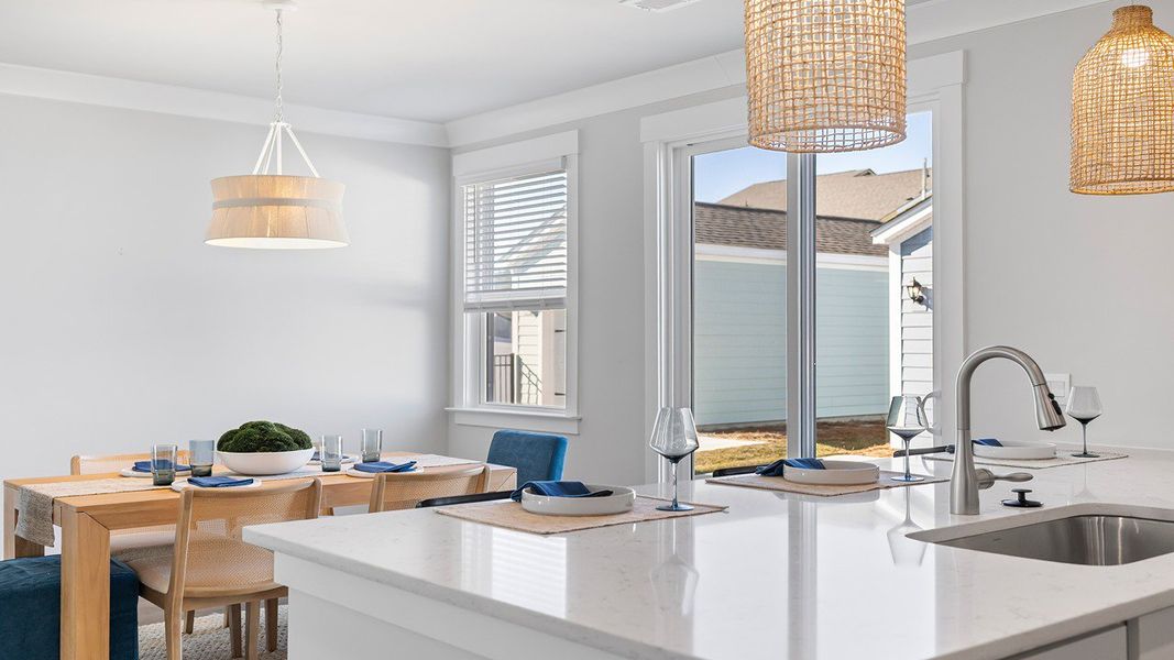 Furnished interior view inside a new home in Rivers Reach, Yemassee (Image 10).