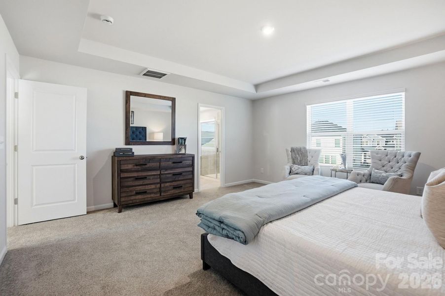 Furnished interior view inside a new home in Waxhaw Landing, Monroe (Image 5).