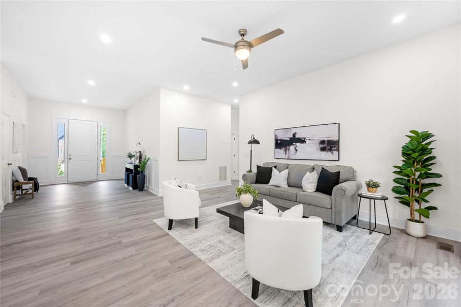 Furnished interior view inside a new home in , Bessemer City (Image 6).