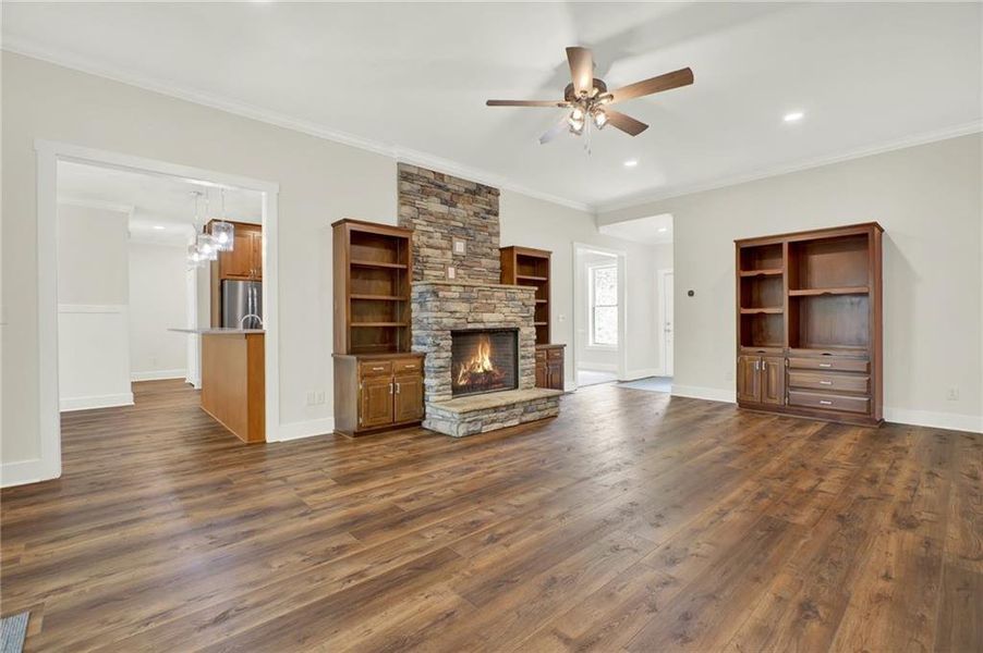 Spacious, unfurnished interior of a new home in , Canton (Image 60).