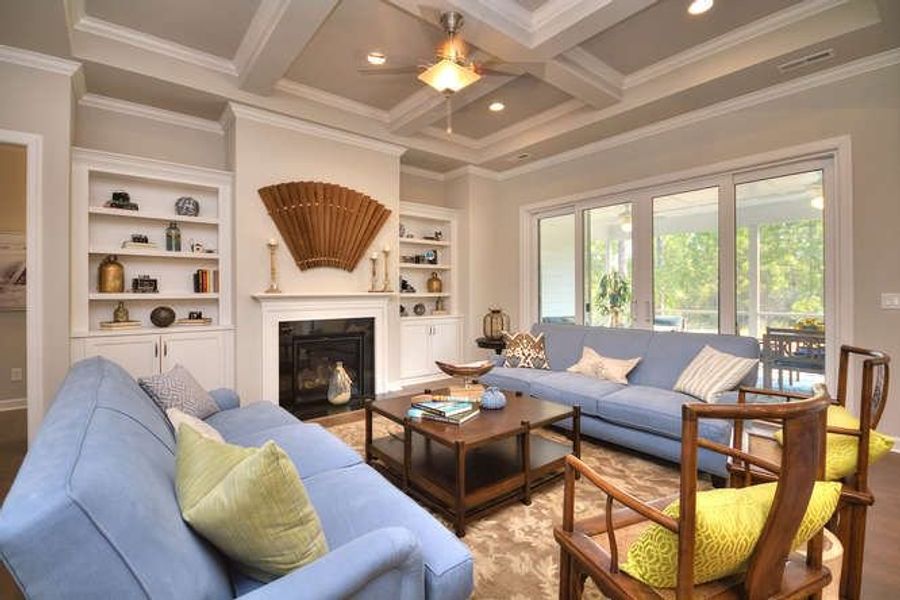 Representative furnished interior of a home built from the Hardwick by True Homes in Edgewater - Harbor Pointe, Lancaster (Image 7).