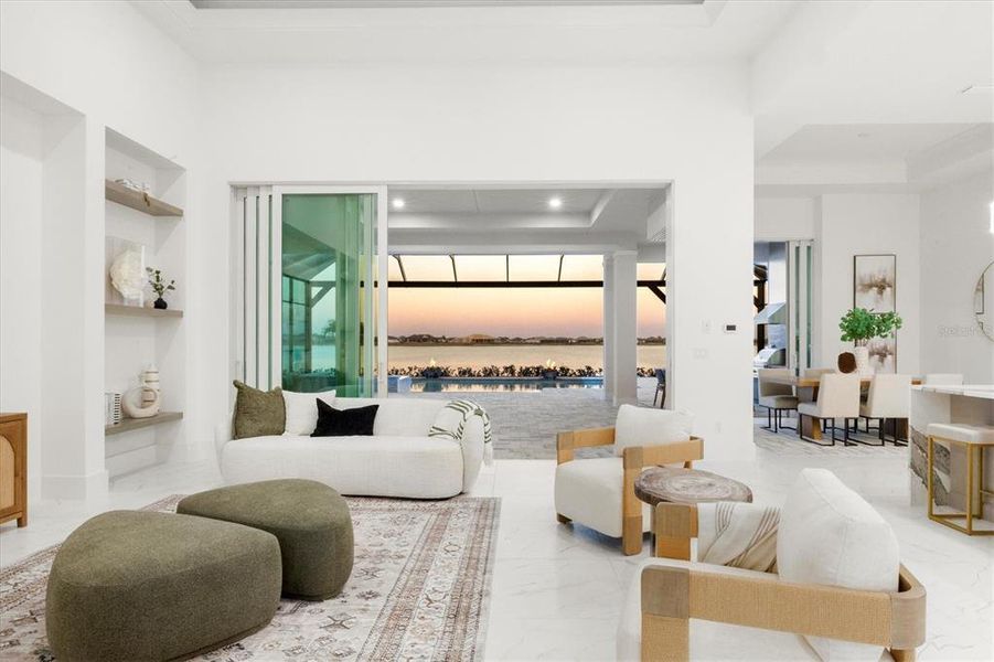 Furnished interior view inside a new home in , Sarasota (Image 7). Furnished interior view inside a new home in , Sarasota (Image 7).